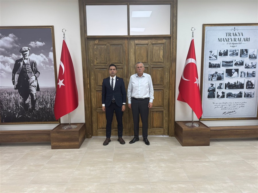 Çerkezköy Kaymakamı Nazmi Günlü'yü Makamında Ziyaret