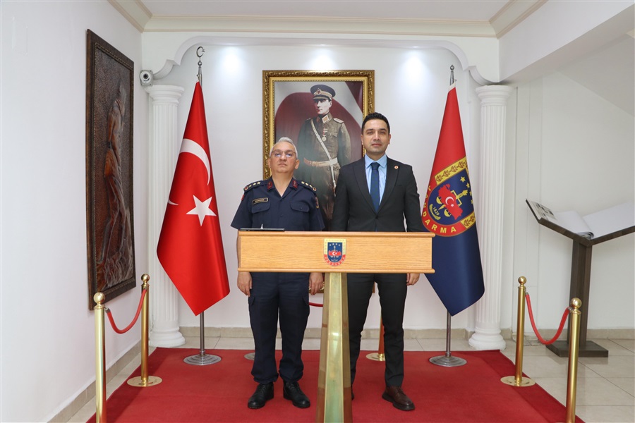 Tekirdağ İl Jandarma Komutanı Ali GÜNGÖR'ü makamında ziyaret