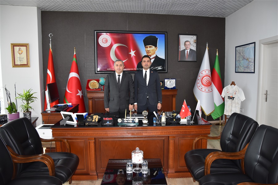 Sn.Ali TOPÇU'nun Bölge Müdürümüze Ziyaretleri