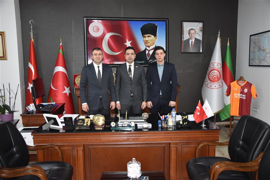 Tekirdağ Adliyesi Cumhuriyet Savcılarından Bölge Müdürümüz Mehmet Yapıcı’ya Hayırlı Olsun Ziyareti