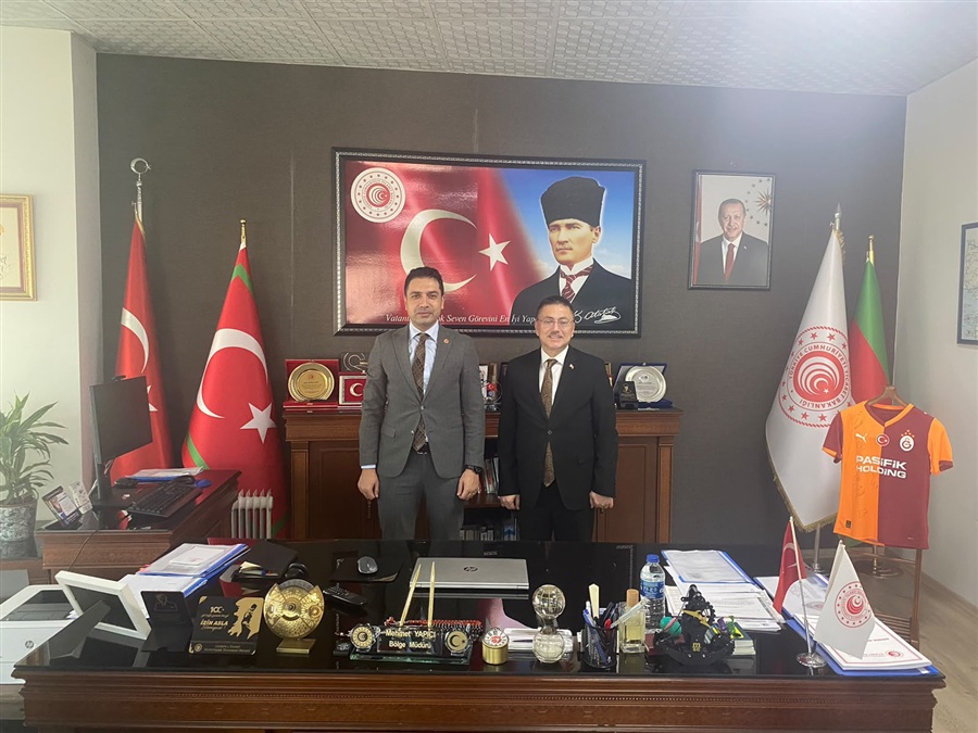 Tekirdağ Bölge Adliye Mahkemesi Cumhuriyet Başsavcısı Oğuzhan DÖNMEZ’den Bölge Müdürümüz Mehmet YAPICI'ya İade-i Ziyaret